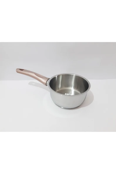 renkli çiçekler 14 CM Tabanlı Derin Paslanmaz Çelik Tava Süt Çorba Yemek Isıtma ve Pişirme Tavası Sos Tava - 8