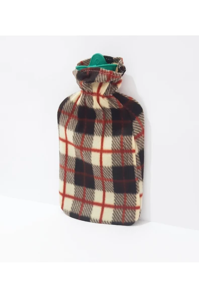 renkli çiçekler Renkli Desenli 2 LT Sıcak Su Torbası, Yumuşak Kılıf ile Konforlu Isınma - Resim 5