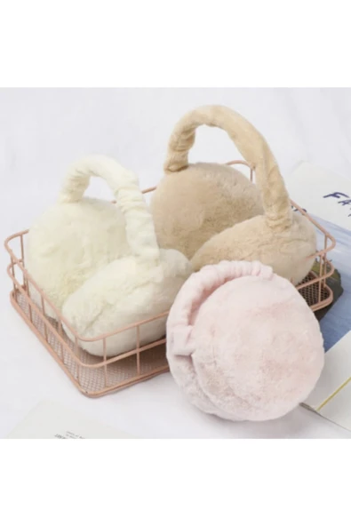 renkli çiçekler Yumuşak Peluş Kulak Isıtıcı Kış Sıcak Kadınlar Erkekler Için Moda Kulak Koruyucu - Resim 4