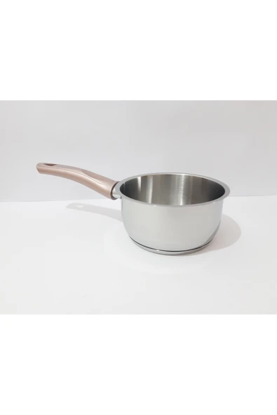 renkli çiçekler 14 CM Tabanlı Derin Paslanmaz Çelik Tava Süt Çorba Yemek Isıtma ve Pişirme Tavası Sos Tava