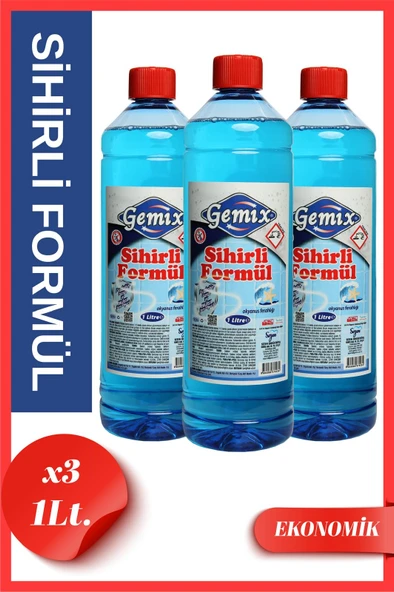 Gemix Sihirli Formül Mavi Su Fayans Derz Duşakabin Temizleyici 1000 ml 3 Adet ürün görseli