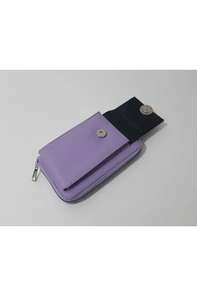 renkli çiçekler Kadın Cüzdanı Kullanışlı Çapraz Askılı Telefon Çanta Cüzdan 18x11x4 Cm - 2