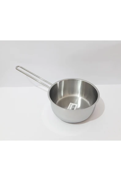 renkli çiçekler 16CM Tabanlı Derin Paslanmaz Çelik Tava Süt Çorba Yemek Isıtma ve Pişirme Tavası ÇelikSaplı Sos Tava - 2