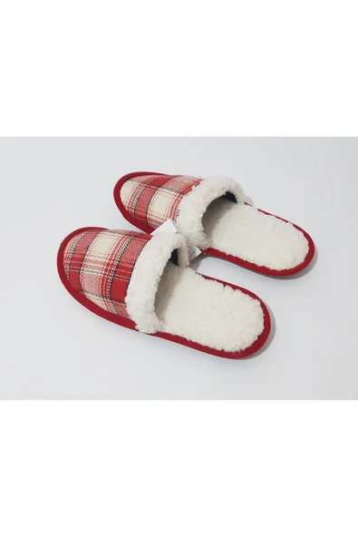 renkli çiçekler Kadın Terlik Sezon ev Terliği Kırmızı Renk Terlik Kadın Terliği - Resim 6