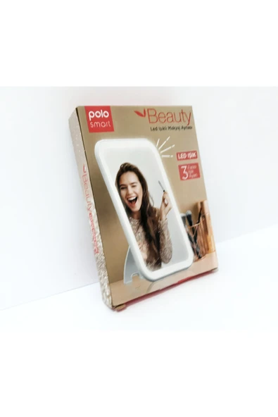 renkli çiçekler Led Işıklı Makyaj Aynası - Resim 4