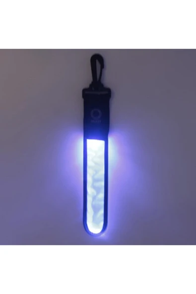 renkli çiçekler Çanta Led Yansıtıcı Kayış Açık Spor Bisiklet Sürme Gece Koşu Dağcılık Için - Resim 4