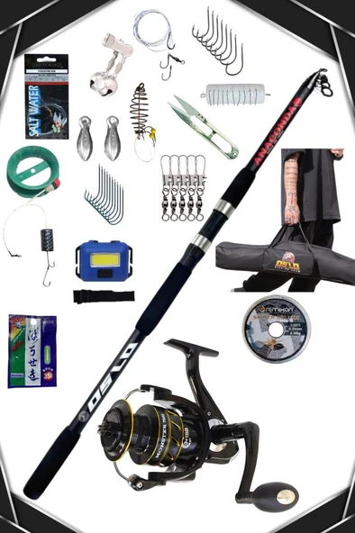 Oslo Anaconda 360cm 100-300gr Monster 7000 Göl ve Deniz Olta Seti ürün görseli 1