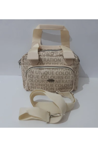 renkli çiçekler Kadın Çanta Omuz Askılı Kullanışlı Kadın Çantası - Resim 7