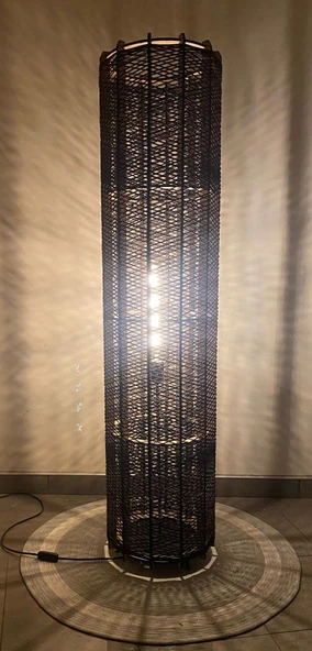 Doğal El Yapımı Lambader Bohem,Ahşap,Modern,Rustik - Resim 7