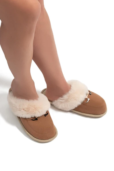 TWIGY TW ANİA KAHVERENGİ KADIN EV TERLİK 37/41 - Resim 3