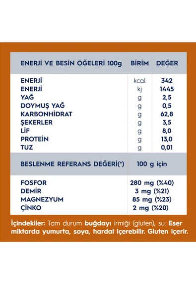 Barilla Tam Buğday Burgu Makarna (Integrale Fusilli) 400 gr x 9 Adet - Resim 8