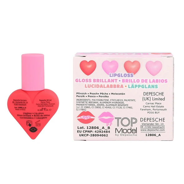 Top Model Kalp Dudak Parlatıcısı Şeftali 412806 - Resim 2