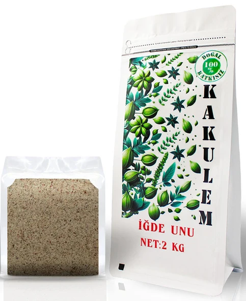 Kakulem GLUTENSİZ SERTİFİKALI İğde ve Çekirdeği Unu Tozu 2 KG ürün görseli