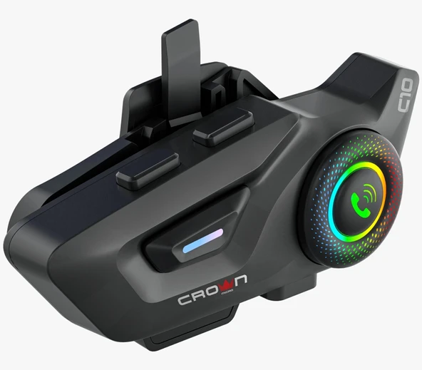 CROWN MICRO C10 MOTORSİKLET KASK BLUETOOTH İNTERKOM SETİ - Resim 4