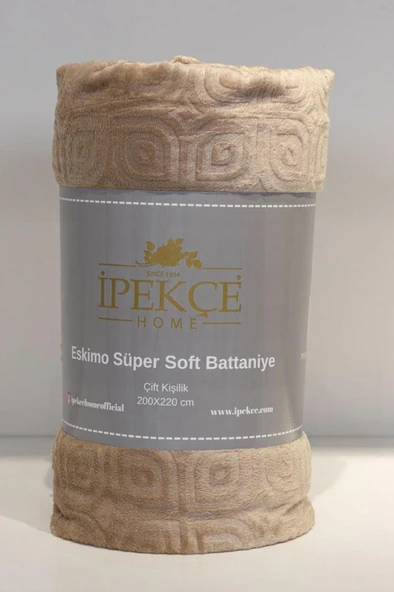 Eskimo Süper Soft Tek Kişilik 150x200 cm Battaniye Bej ürün görseli