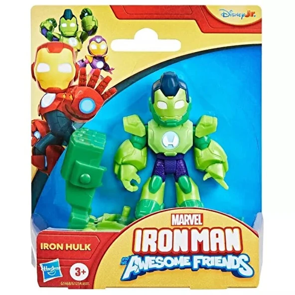 Marvel And His Awesome Friends Figürleri G1254 G1468 Iron Hulk - Resim 2