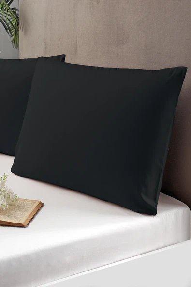 Pierre Cardin 2'li Yastık Kılıfı Siyah