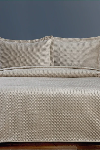 Pierre Cardin Yatak Örtüsü Seti Siena Tek Kişilik Bej