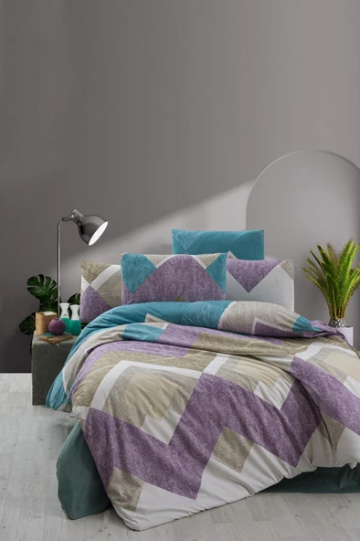 BELLA HOME %100 PAMUK ÇİFT KİŞİLİK NEVRESİM TAKIMI ürün görseli 1