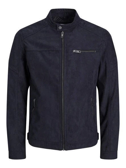 Jack&jones 12147218 Erkek Mont - Siyah Nubuk - Resim 4