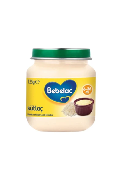 BEBELAC SÜTLAÇ KAVANOZ MAMASI 125GR