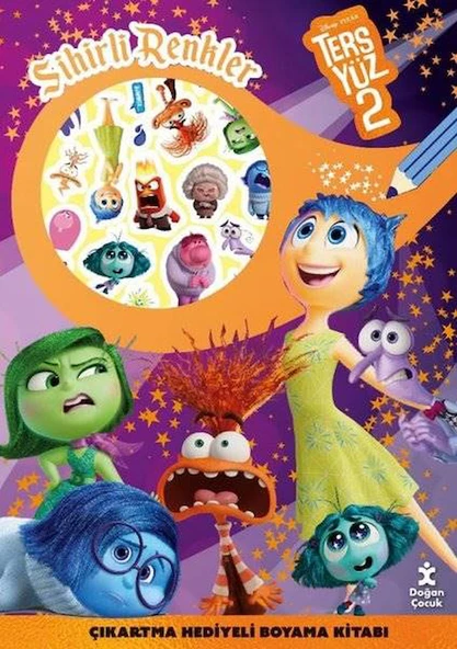 Disney Ters Yüz 2 - Sihirli Renkler Çıkartma Hediyeli Boyama Kitabı ürün görseli