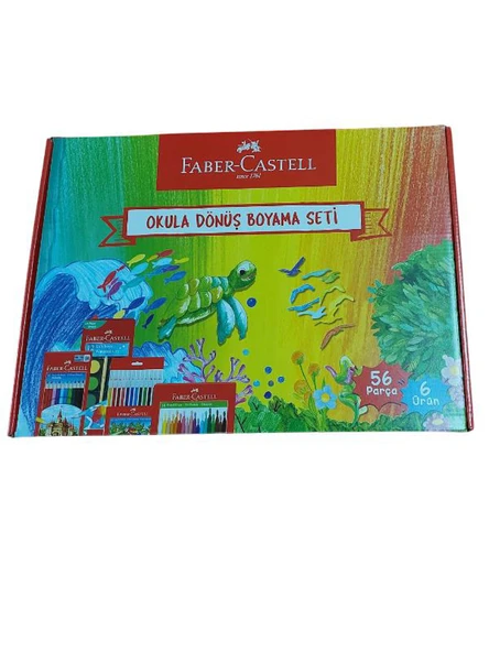 Faber Okula Dönüş Boyama Seti 2024-2025 Sezon - Resim 2