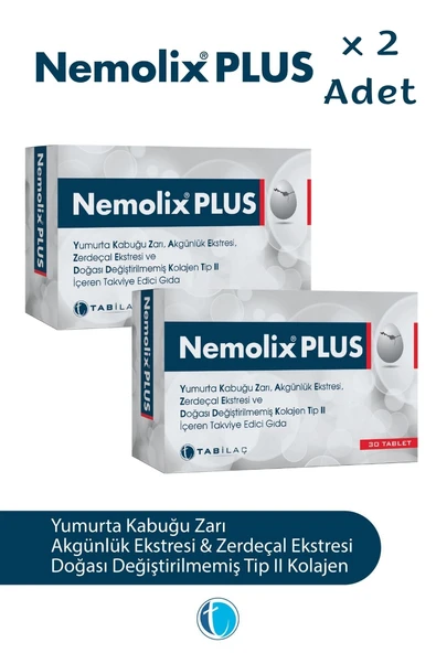 Nemolix Plus 30 Tablet x 2 Adet ürün görseli