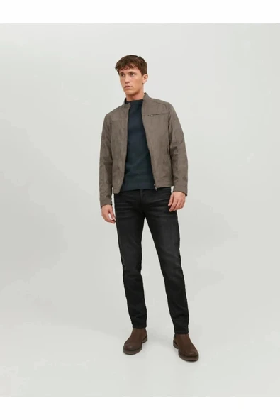 Jack&jones 12147218 Erkek Mont - Toprak - Resim 2