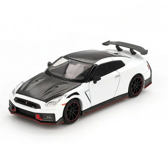 NessiWorld GT 1/64 Nissan GT-R Nismo 2024 Brilliant White Pearl ürün görseli