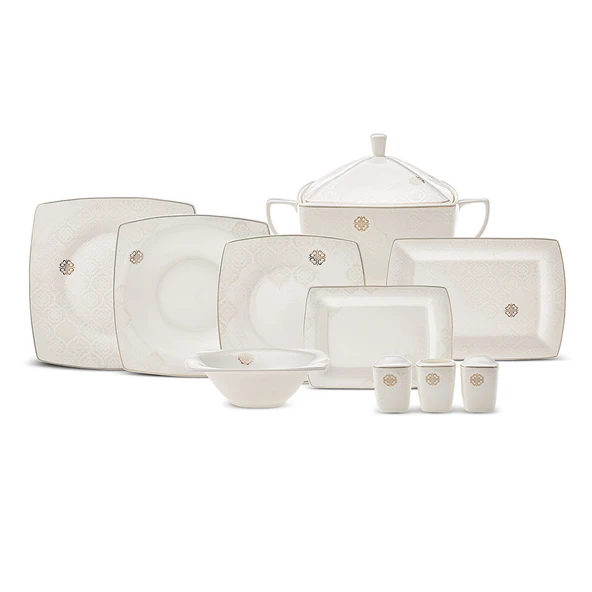 Karaca Fine Pearl Hailey Yemek Takımı Yedek Parça Gold 153.03.07.9742 - 4