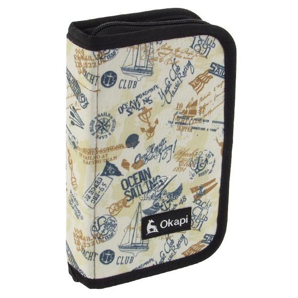 Okapi İki Kapaklı Kalemlik Desenli / OKP-123/AS - Resim 4