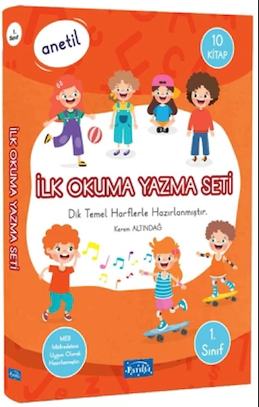 Anetil - İlk Okuma Yazma Seti 10 Kitap Set / Kolektif / Parıltı Yayınları / 9786053037415 ürün görseli