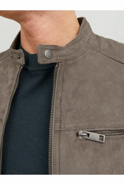 Jack&jones 12147218 Erkek Mont - Toprak - Resim 6