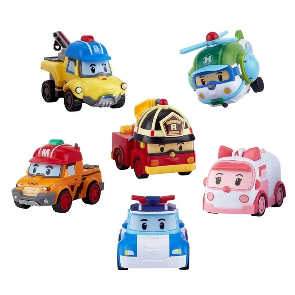 Robocar Poli Gogo Rescue Deluxe 6'lı Set ürün görseli 1