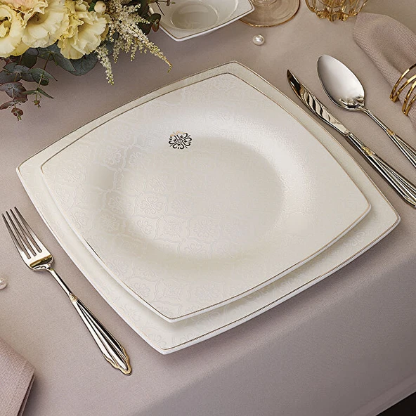 Karaca Fine Pearl Hailey Yemek Takımı Yedek Parça Gold 153.03.07.9742