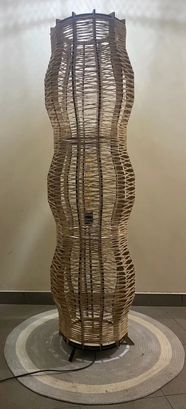 Doğal El Yapımı Lambader Bohem,Ahşap,Modern,Rustik - Resim 5