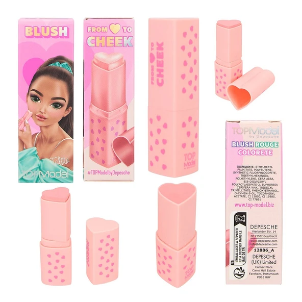 Top Model Kalpli Allık Çubuğu Açık Pembe 412886