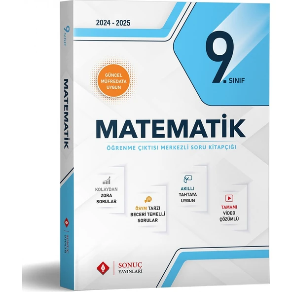 Sonuç Yayınları 9.sınıf Matematik Modüller Set 2025 Güncel Müfredata Uygun ürün görseli
