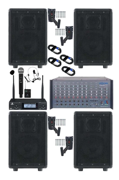 Lastvoice Elit Plus Paket-1 Profesyonel Ses Sistemi Mikser Amfi Hoparlör Mikrofon ürün görseli