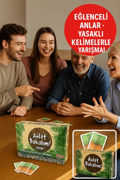 Anlat Bakalım Medium Yasaklı Kelimeler Oyunu – Aile ve Arkadaşlar İçin Eğlenceli Kelime Yarışı