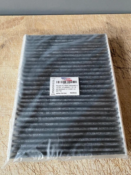 Monreal MFN-7012 Karbonlu Polen Filtresi MEGANE III 1.5 DCI FLUENCE I 1.5 1.6 DCI SCENIC III 272771128R