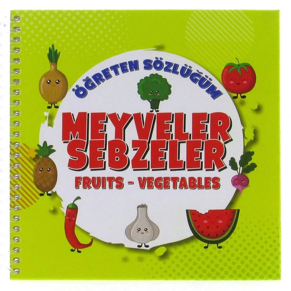 ÖĞRETEN SÖZLÜĞÜM MEYVELER VE SEBZELER mor şemsiye