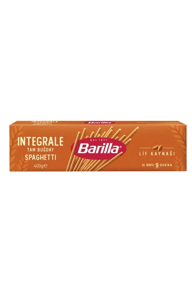 Barilla Tam Buğday Spagetti (Integrale Spaghetti) Makarna No.5 400 gr ürün görseli
