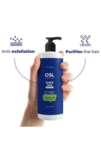 Osl Omega Skin Lab Sedex Blue Kepek Karşıtı Şampuan 200 ml - 5