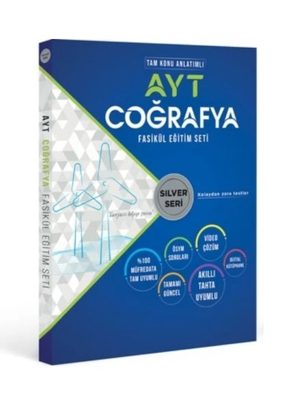 Tandem Yayınları Silver Seri Tam Konu Anlatımlı AYT Coğrafya Fasikül Eğitim Seti ürün görseli