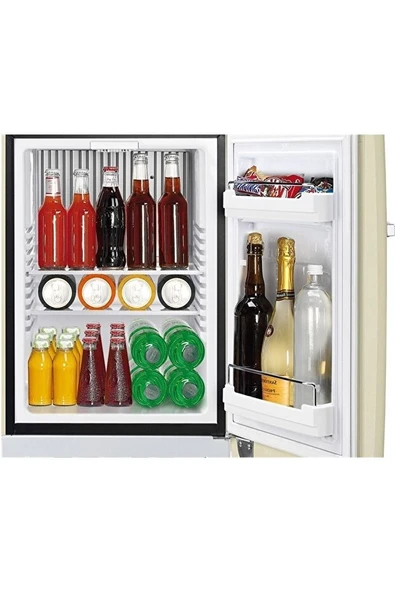 Smeg FAB5RCR5 Retro Krem Büro Tipi Mini Buzdolabı - 3