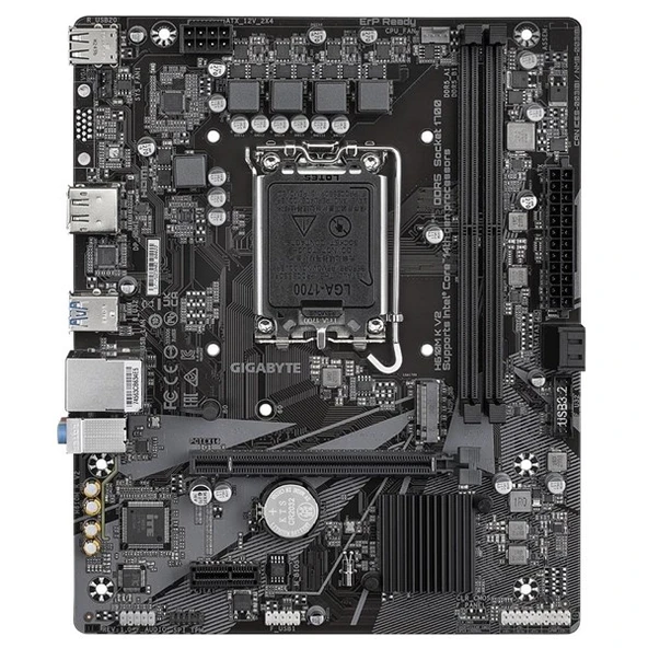 GIGABYTE H610M-K v2 DDR5 HDMI PCIe 16X v4.0 1700p mATX - Resim 2