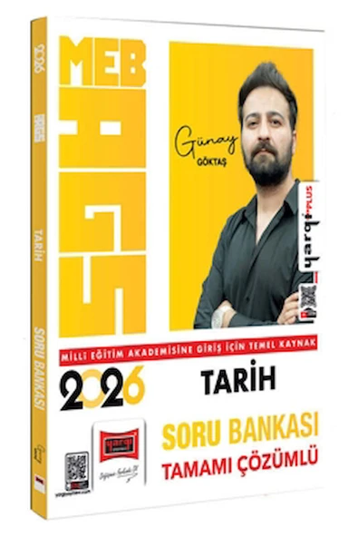 2026 MEB-AGS Tamamı Çözümlü Tarih Soru Bankası / Günay Göktaş / Yargı Yayınevi / 9786253706920 ürün görseli