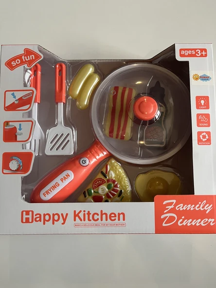 Pilli Işıklı Müzikli Kızartma Tavası Oyun Seti ürün görseli